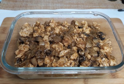 Фото шага рецепта Картофельная запеканка с грибами 190520 шаг 7  