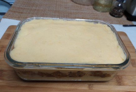 Фото шага рецепта Картофельная запеканка с грибами 190520 шаг 8  