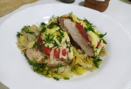 Фото шага рецепта Картофельная запеканка с индейкой 190320 шаг 10  