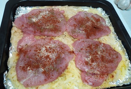 Фото шага рецепта Картофельная запеканка с индейкой 190320 шаг 5  