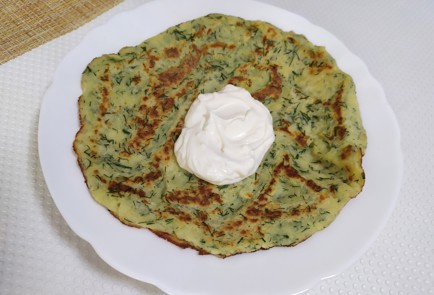 Фото шага рецепта Картофельные лепешки с зеленью 190125 шаг 10  