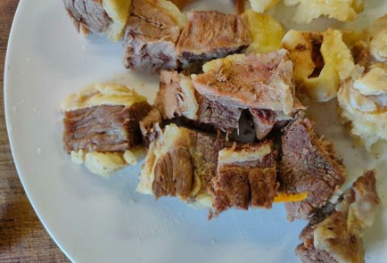 Фото шага рецепта Картофельный суп с рисом на говяжьем бульоне 189949 шаг 11