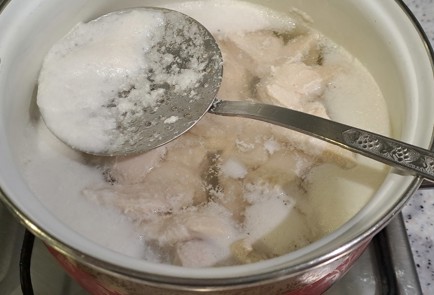 Фото шага рецепта Каша гречневая с куриным филе 186464 шаг 5  