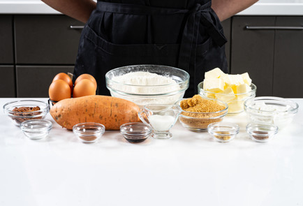 Фото шага рецепта Кекс из батата 191256 шаг 1  