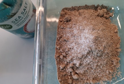 Фото шага рецепта Кетохлеб в микроволновке 186550 шаг 2  