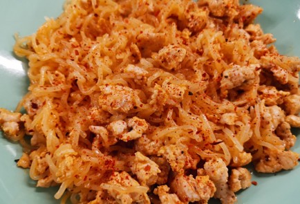 Фото шага рецепта Кетомакароны пофлотски с курицей 186806 шаг 9  