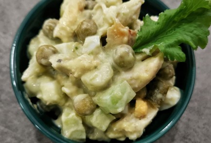 Фото шага рецепта Кетооливье 175216 шаг 12