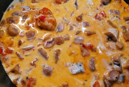 Фото шага рецепта Кетоспагетти с грибами 174870 шаг 10  