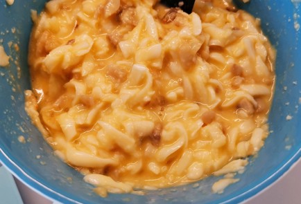 Фото шага рецепта Кетовафли с грибами 174869 шаг 8  