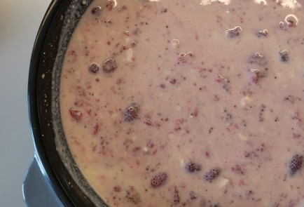 Фото шага рецепта Ягодный кеточизкейк 186786 шаг 6  