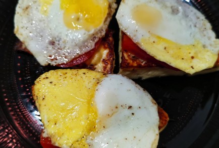 Фото шага рецепта Кетобутерброды из сыра 173710 шаг 9  