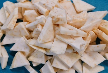 Фото шага рецепта Кетогарнир Картофель с грибами 173350 шаг 1  