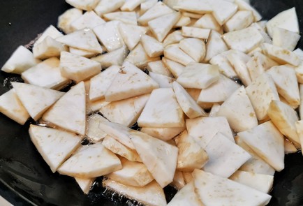 Фото шага рецепта Кетогарнир Картофель с грибами 173350 шаг 10  