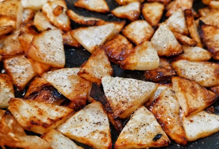 Фото шага рецепта Кетогарнир Картофель с грибами 173350 шаг 12  