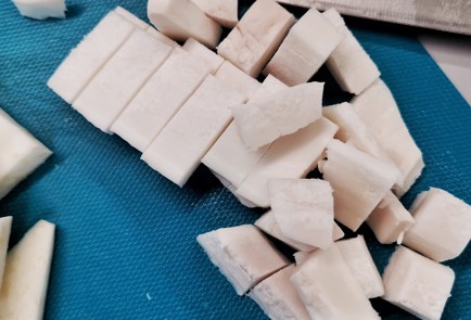 Фото шага рецепта Кетогарнир Картофель с грибами 173350 шаг 2  