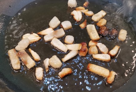 Фото шага рецепта Кетогарнир Картофель с грибами 173350 шаг 6  