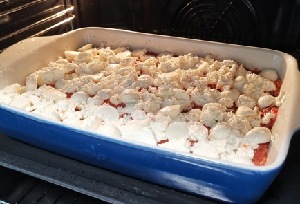 Фото шага рецепта Кетолазанья со слайсами жареного баклажана 152671 шаг 13  