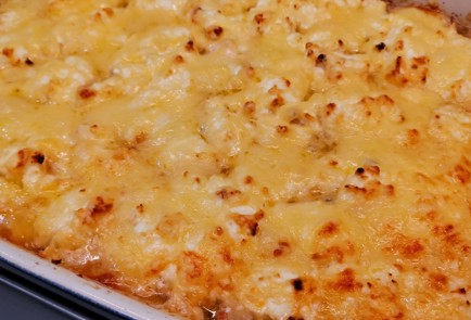 Фото шага рецепта Кетолазанья со слайсами жареного баклажана 152671 шаг 16  