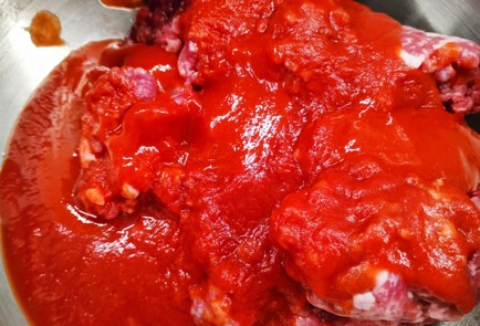 Фото шага рецепта Кетолазанья со слайсами жареного баклажана 152671 шаг 7  