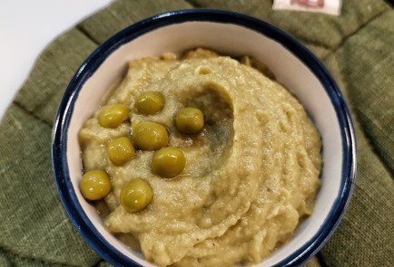 Фото шага рецепта Кетопюре с горошком и крапивой 153009 шаг 11  