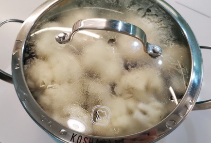 Фото шага рецепта Кетороллы из цветной капусты с лососем 153109 шаг 3  