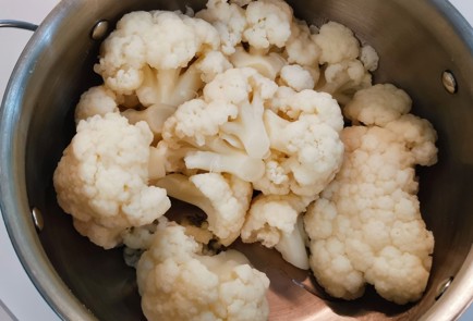 Фото шага рецепта Кетороллы из цветной капусты с лососем 153109 шаг 4  