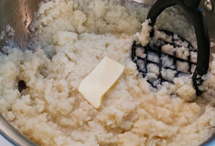 Фото шага рецепта Кетороллы из цветной капусты с лососем 153109 шаг 5  