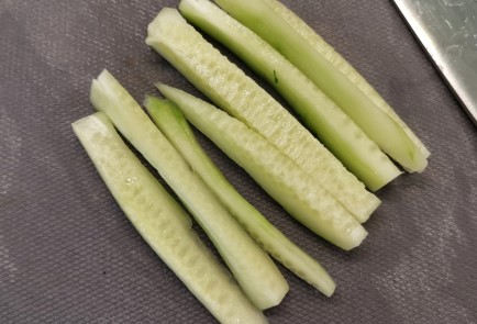 Фото шага рецепта Кетороллы из цветной капусты с лососем 153109 шаг 7  