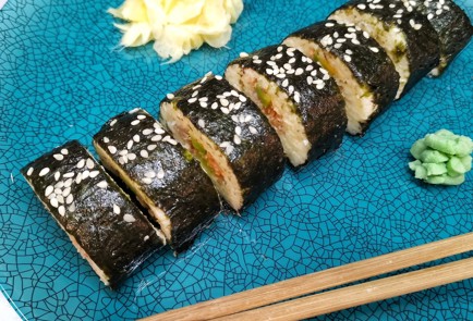 Фото шага рецепта Кетороллы из цветной капусты с тунцом 153110 шаг 11