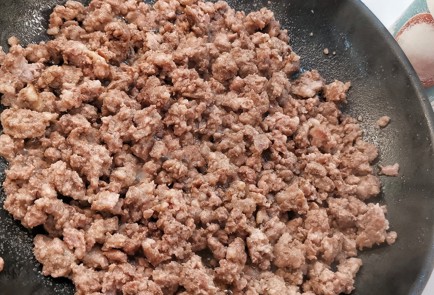 Фото шага рецепта Кетовог с овощами и мясом 173357 шаг 3  