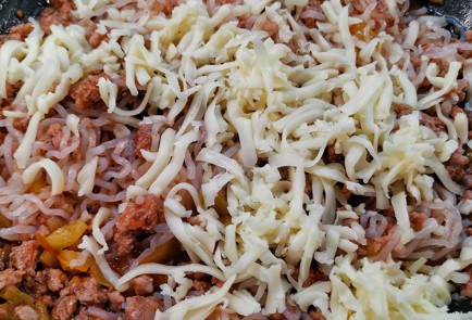 Фото шага рецепта Кетовог с овощами и мясом 173357 шаг 9  