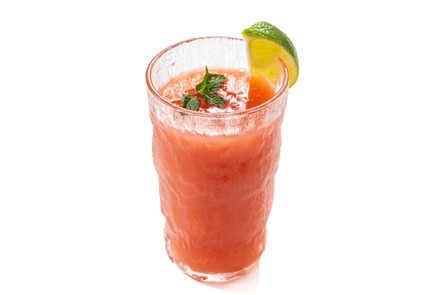 Фото шага рецепта Кисель из клубники с лаймом и мятой 175614 шаг 10  