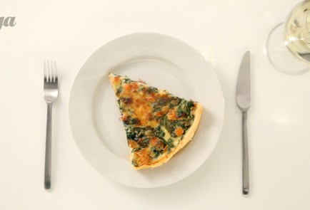 Фото шага рецепта Киш лорен со шпинатом 20251 шаг 4  