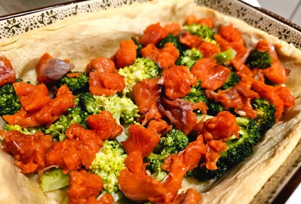 Фото шага рецепта Киш с неркой и сыром 176157 шаг 9