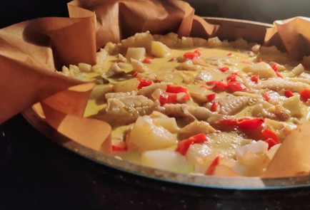 Фото шага рецепта Киш с рыбой 189895 шаг 30  