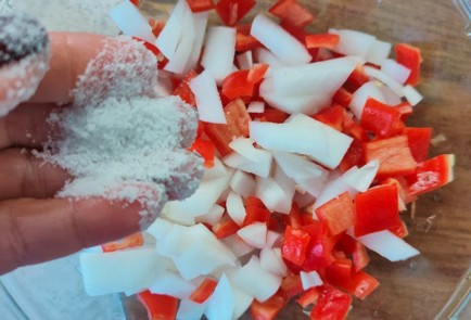 Фото шага рецепта Киш с рыбой 189895 шаг 9  