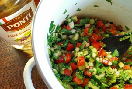 Фото шага рецепта Китайский салат 189307 шаг 10  