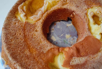 Фото шага рецепта Клафути с вишней клубникой и мороженым 188918 шаг 18  