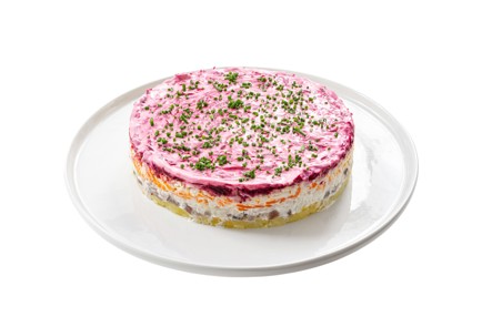 Фото шага рецепта Классическая селедка под шубой 187590 шаг 10