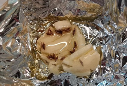 Фото шага рецепта Классический бабагануш с тхиной 152283 шаг 2  