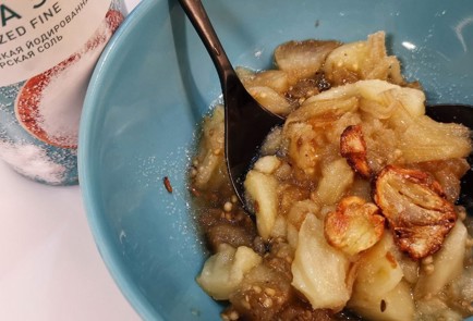 Фото шага рецепта Классический бабагануш с тхиной 152283 шаг 6  