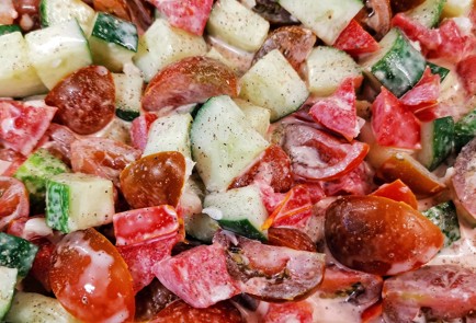 Фото шага рецепта Классический русский салат 151347 шаг 15  