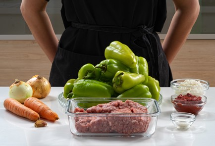 Фото шага рецепта Классические фаршированные перцы 173980 шаг 1  