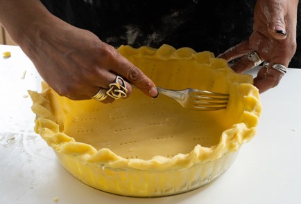 Фото шага рецепта Классический американский тыквенный пирог 140150 шаг 14  