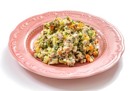 Фото шага рецепта Классический оливье с говядиной 175167 шаг 11  