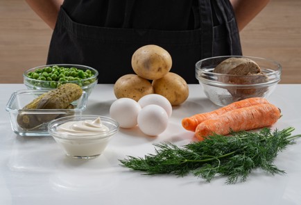 Фото шага рецепта Классический оливье с мясом 175172 шаг 1  