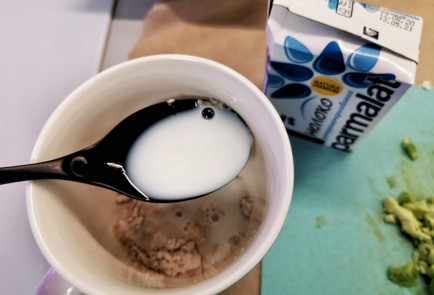 Фото шага рецепта Классический овсяноблин с начинкой 140428 шаг 11  