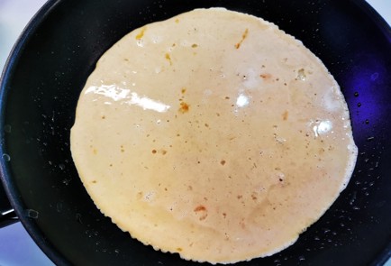 Фото шага рецепта Классический овсяноблин с начинкой 140428 шаг 12  