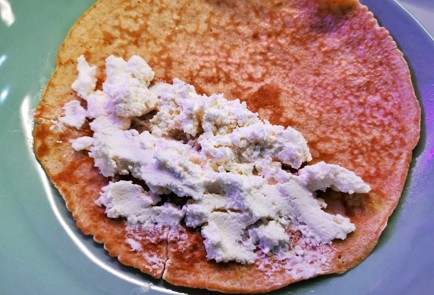 Фото шага рецепта Классический овсяноблин с начинкой 140428 шаг 14  