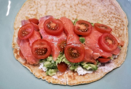 Фото шага рецепта Классический овсяноблин с начинкой 140428 шаг 17  